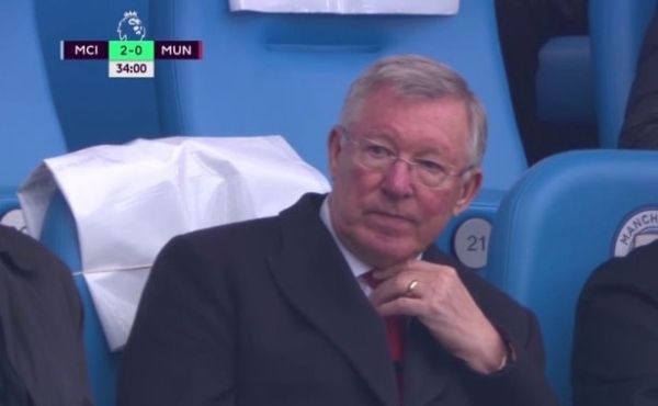 Кадр с грустным сэром Алексом на трибунах &ndash; традиция провальных матчей &laquo;МЮ&raquo;