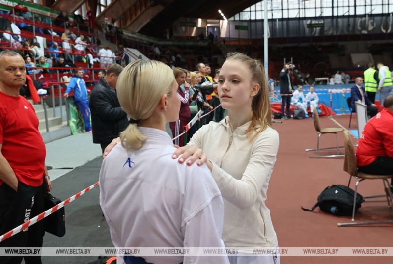 Белорусские и российские каратисты борются за первенство на Gomel region cup