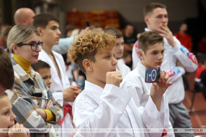 Белорусские и российские каратисты борются за первенство на Gomel region cup
