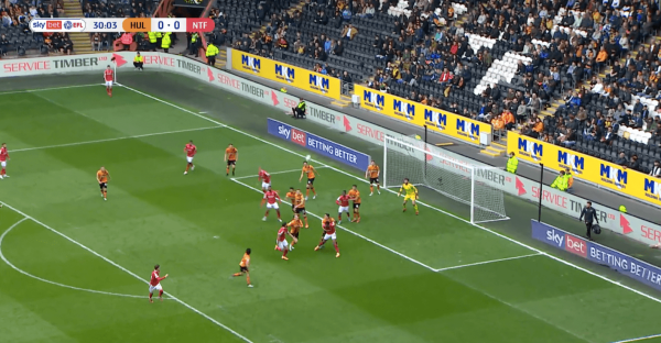 За секунду до углового в кадре ни одного игрока атаки – так «Ноттингем Форест» веселит АПЛ За секунду до углового в кадре ни одного игрока атаки – так «Ноттингем Форест» веселит АПЛ