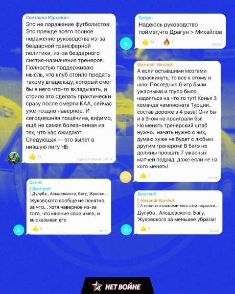 Болельщики БАТЭ в гневе после разгрома в Турции: жаждут уволить Михайлова, вопрошают, где форвард из &laquo;Аякса&raquo;, предъявляют Капскому