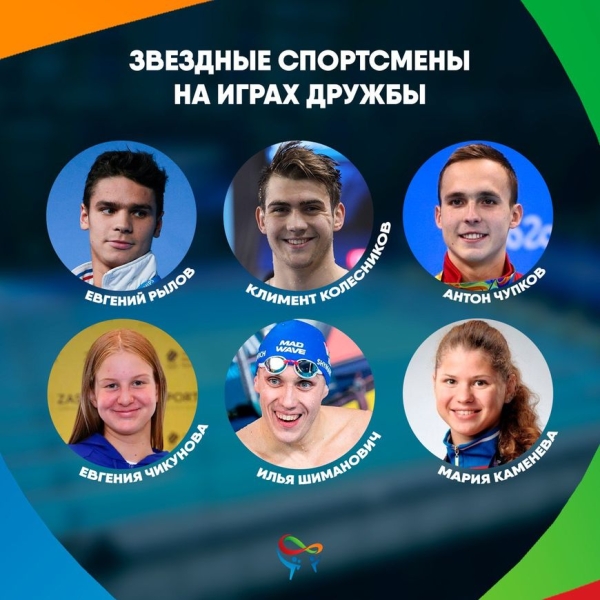 На "Играх дружбы" в Казани выступят 27 белорусских пловцов