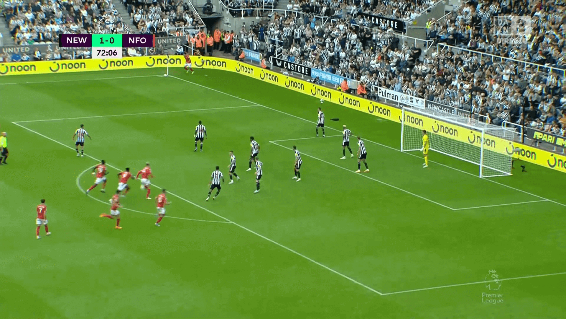 За секунду до углового в кадре ни одного игрока атаки – так «Ноттингем Форест» веселит АПЛ За секунду до углового в кадре ни одного игрока атаки – так «Ноттингем Форест» веселит АПЛ